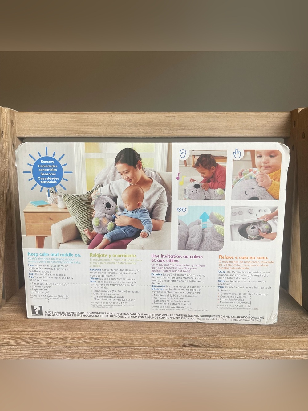 ORG Fisher-Price Soothe ‘n Snuggle Koala Plush Baby Sound Machine NEW Damage Box - Picture 4 of 10